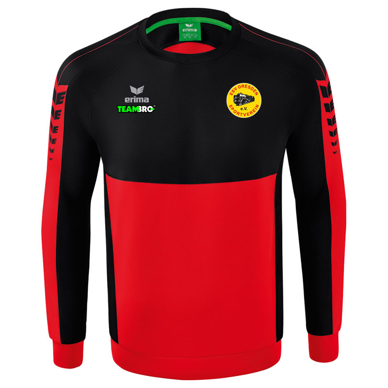 ESV Dresden Rhönrad Herren Sweatshirt rot/schwarz