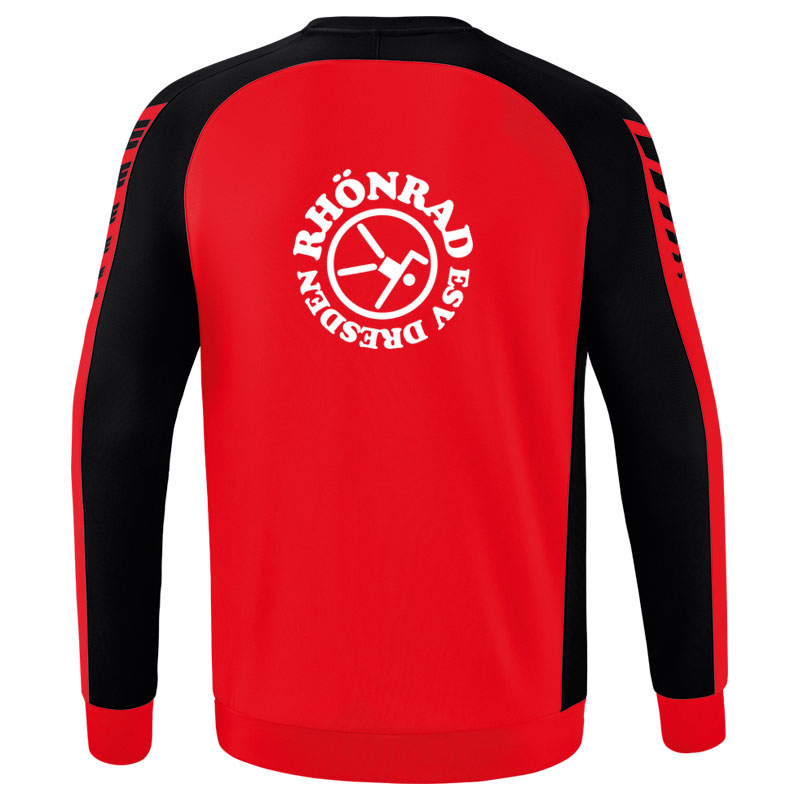 ESV Dresden Rhönrad Herren Sweatshirt rot/schwarz